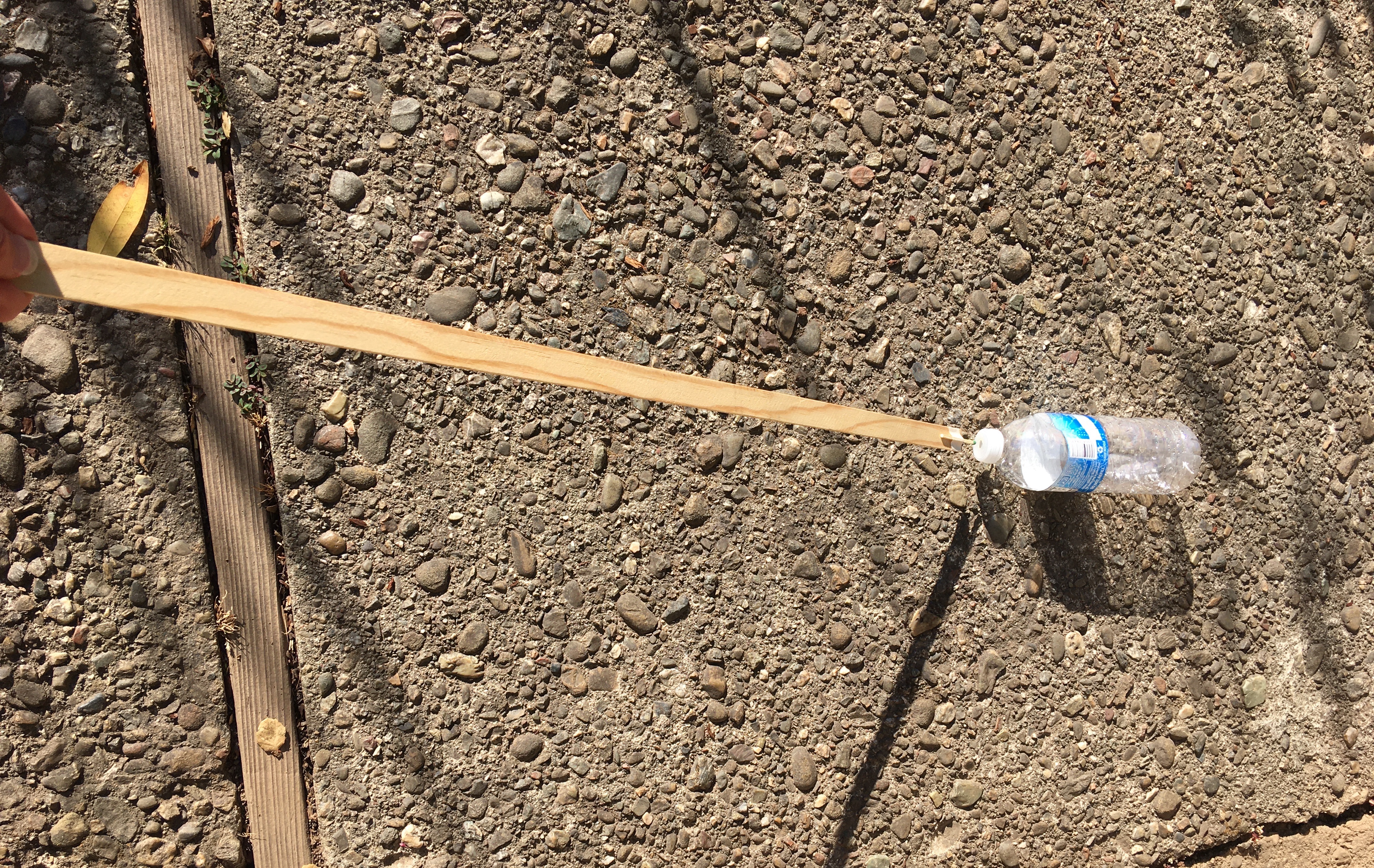 Water-making bottle rocket