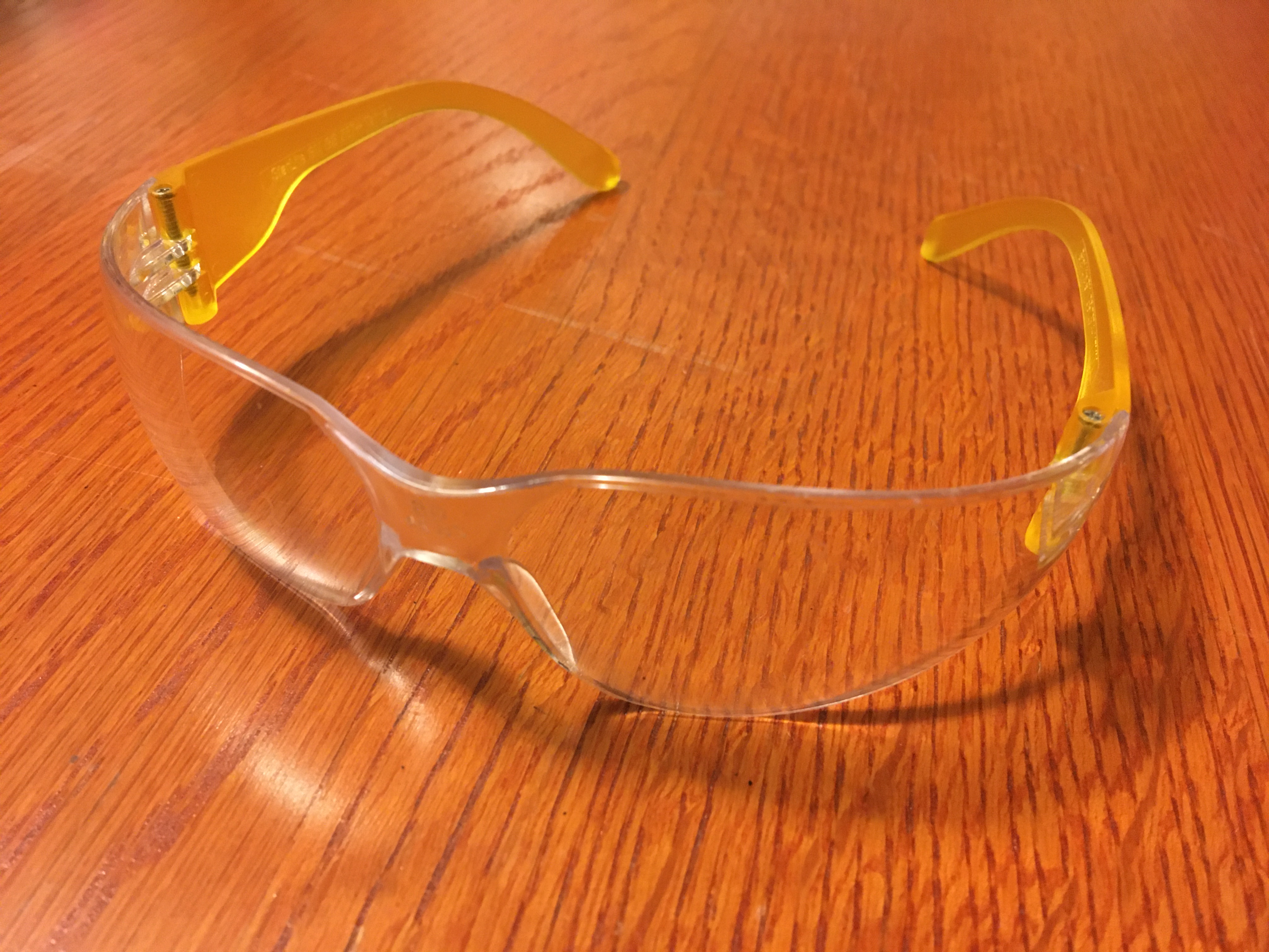Wear safety goggles during explosions