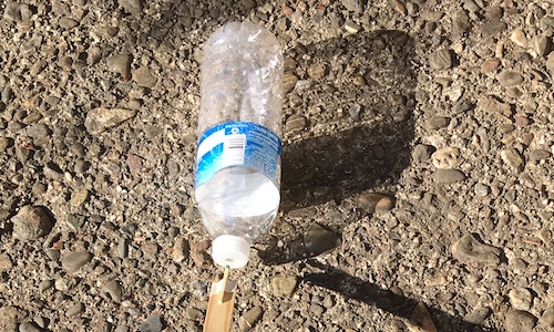 Water-making bottle rocket