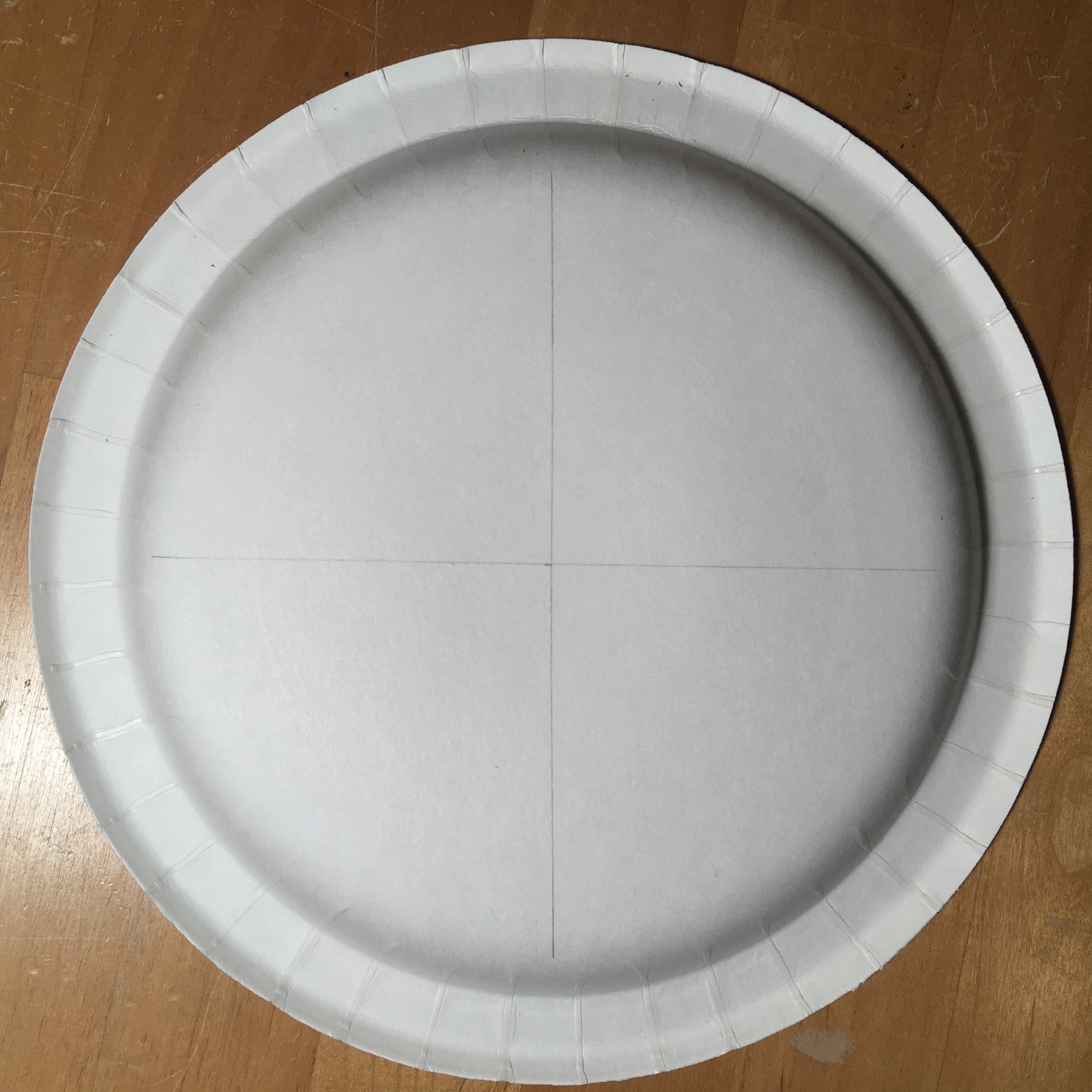 Paper plate markings