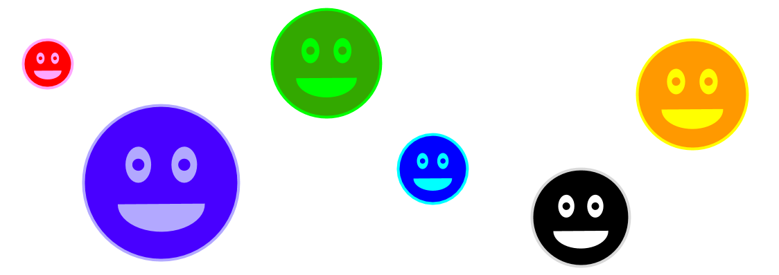 Many different types of atoms