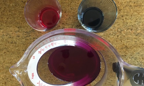 Cabbage juice in action